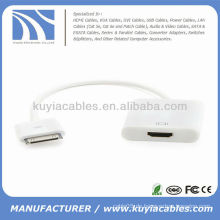 Dock Connector zum HDMI Adapter für iPhone 4 4s iPad iPad2 iPad3
